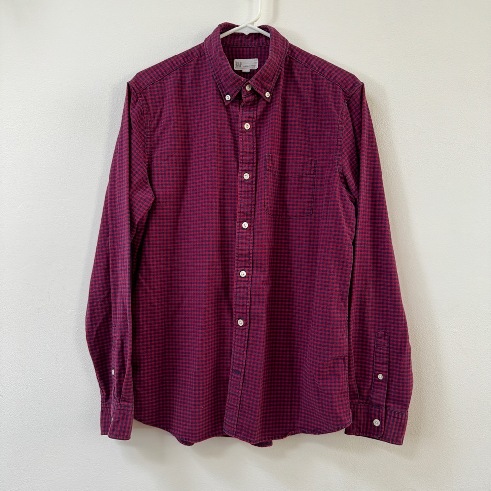 GAP Poplin Shirt in Standard Fit Stretch / Medium
